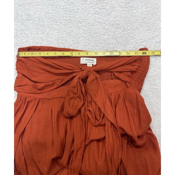 LSPACE x Anthropologie Jumpsuit Women Orange Kailani Beach Boho Vacay Size XL - Picture 6 of 10